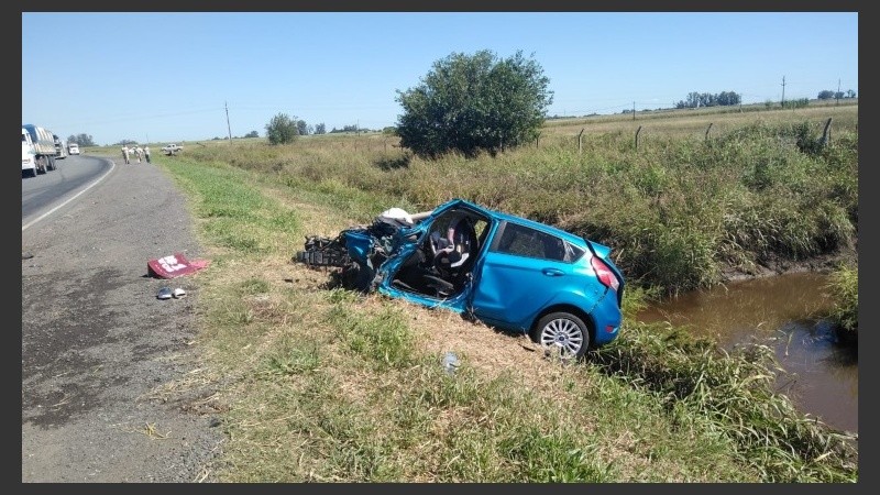 El siniestro vial ocurrió en la ruta A012.