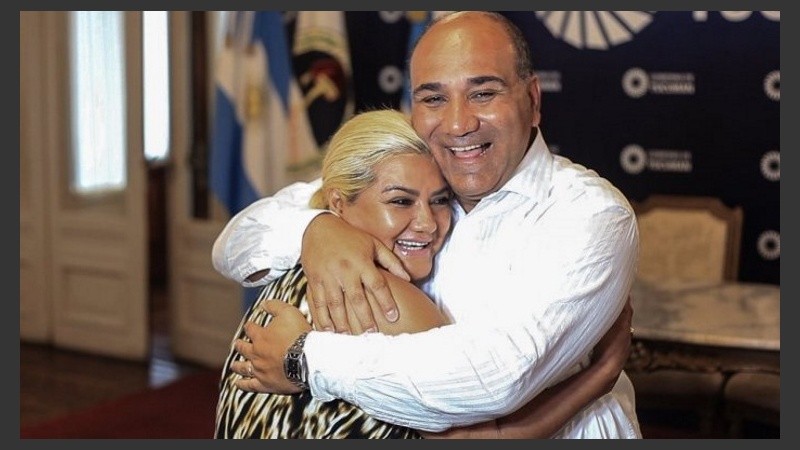 La Bomba y Juan Manzur, el gobernador de Tucumán.