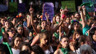 Energía y alegría, dos marcas de las movilizaciones feministas.