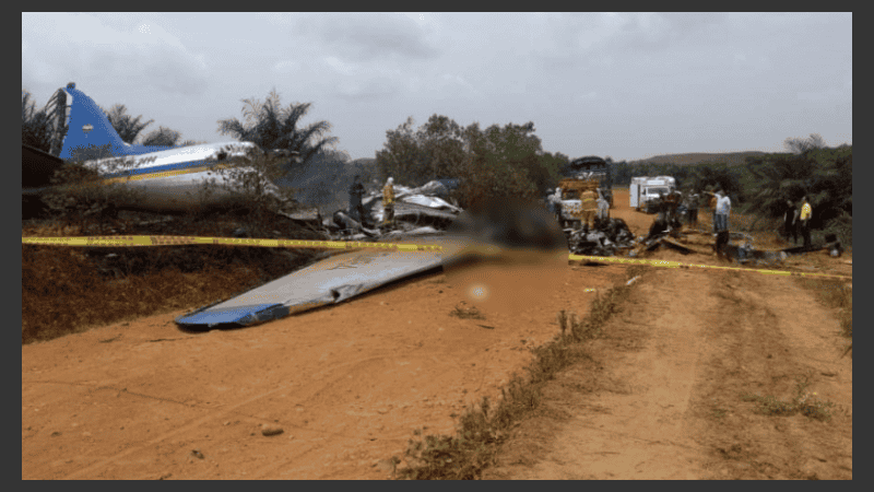 El piloto había declarado la emergencia antes del accidente.