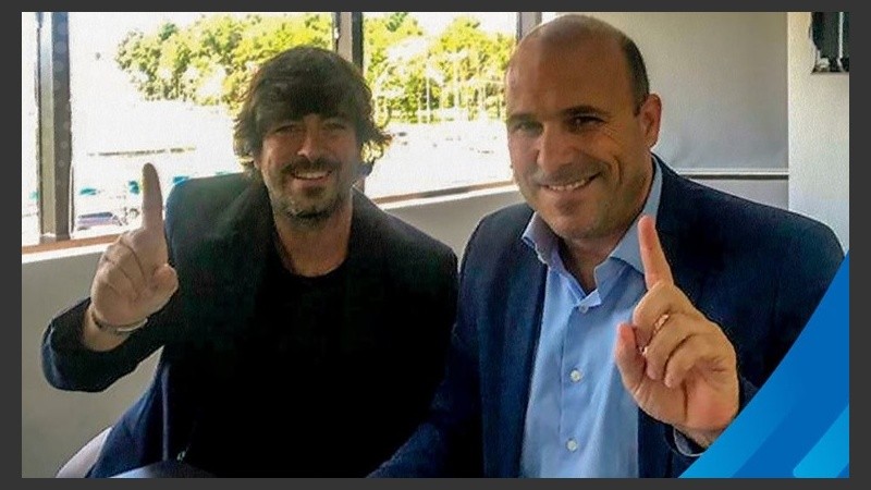 Mastrogiuseppe y Belloso, director de Desarrollo de la CONMEBOL