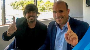 Mastrogiuseppe y Belloso, director de Desarrollo de la CONMEBOL