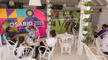 Un sector para que los jugadores se alimenten.