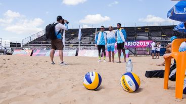 Entrenamientos y foto este martes por la mañana.