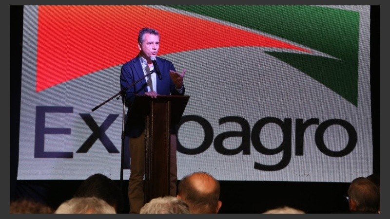 El secretario Luis Etchevehere habló en la apertura de la feria.