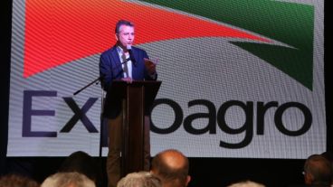 El secretario Luis Etchevehere habló en la apertura de la feria.