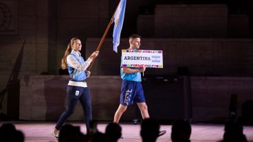 Postales de la ceremonia inaugural de los Juegos Suramericanos de Playa.