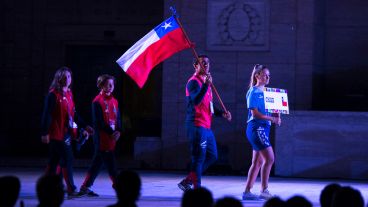 Postales de la ceremonia inaugural de los Juegos Suramericanos de Playa.