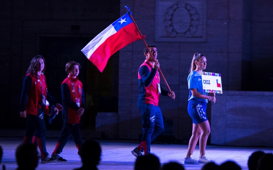 Postales de la ceremonia inaugural de los Juegos Suramericanos de Playa.