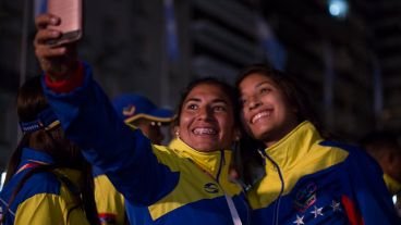 Postales de la ceremonia inaugural de los Juegos Suramericanos de Playa.