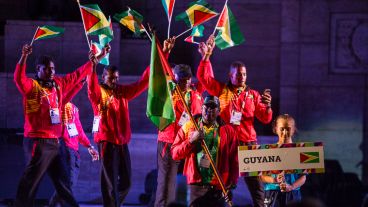 Postales de la ceremonia inaugural de los Juegos Suramericanos de Playa.