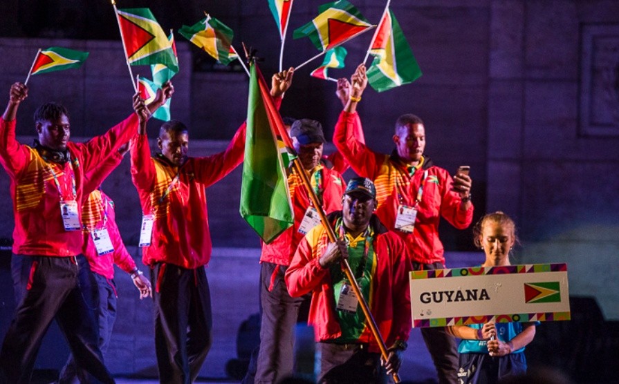 Postales de la ceremonia inaugural de los Juegos Suramericanos de Playa.