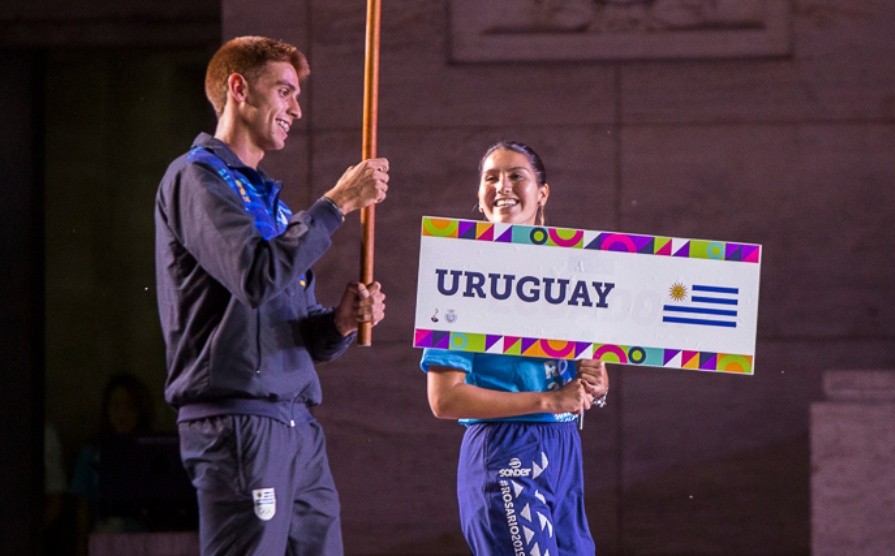 Postales de la ceremonia inaugural de los Juegos Suramericanos de Playa.