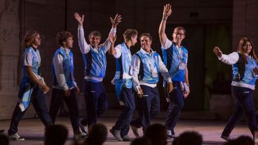 Postales de la ceremonia inaugural de los Juegos Suramericanos de Playa.