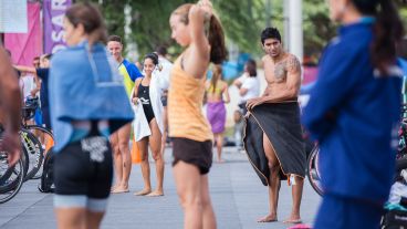 Deportistas de distintos países compiten en los Juegos de Playa. La Florida es el epicentro del certamen.