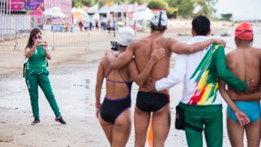 Deportistas de distintos países compiten en los Juegos de Playa. La Florida es el epicentro del certamen.