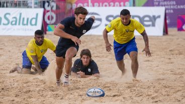 Deportistas de distintos países compiten en los Juegos de Playa. La Florida es el epicentro del certamen.