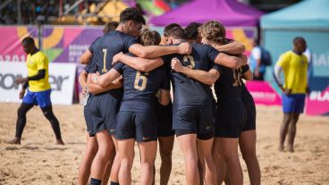 Deportistas de distintos países compiten en los Juegos de Playa. La Florida es el epicentro del certamen.