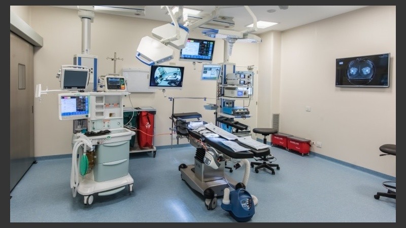 Quirófano del Hospital Privado de Rosario.