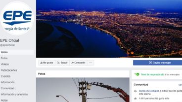 La página de la EPE en Facebook.