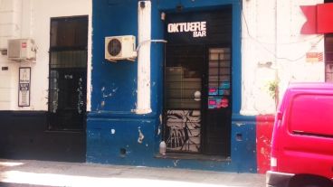 El bar donde se produjo el homicidio.