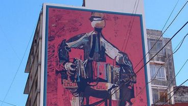 La obra de Vanzo que fue tapada.