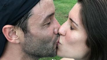 Luciano y Julia en una foto de Instagram.