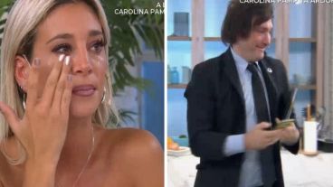 Sol Pérez lloró al aire.