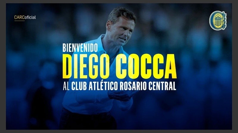 La bienvenida de Central a Diego Cocca. 