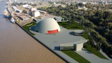 Una de las imágenes ilustrativas del proyecto del arquitecto Niemeyer.