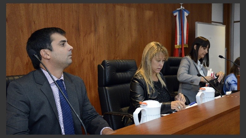 El tribunal está integrado por Griselda Strólogo, Mariel Minetti y Álvaro Campos.