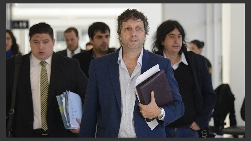 Los abogados de la familia Perassi, José Ferrara y Adrián Ruiz.