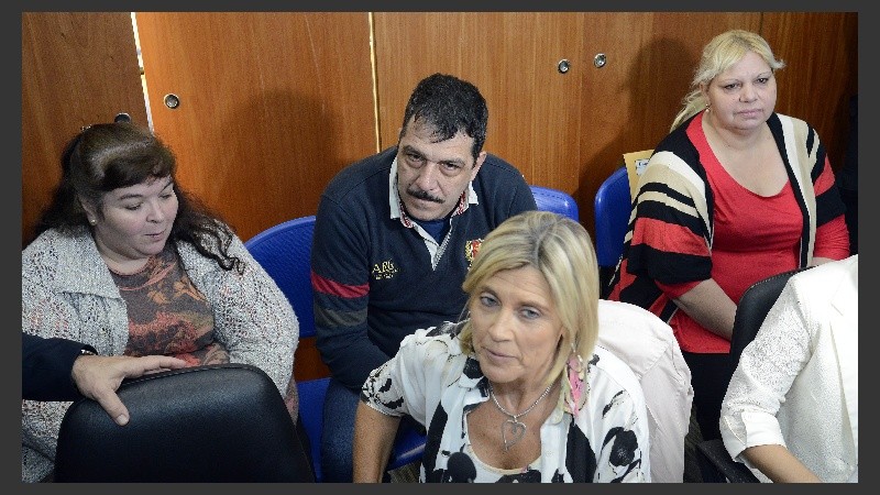 Los principales acusados: Roxana Michl, Gabriel Strumia y Mirta Ruñisky.
