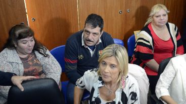 Los principales acusados: Roxana Michl, Gabriel Strumia y Mirta Ruñisky.