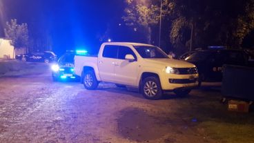 El vehículo fue secuestrado.