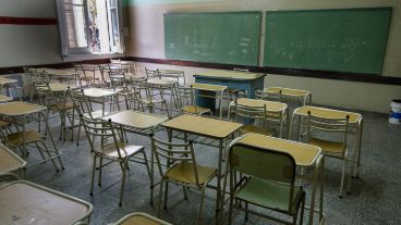 Otra vez aulas vacías en la provincia.