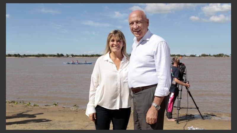 Irízar y Bonfatti asistieron a los Juegos Suramericanos de Playa.