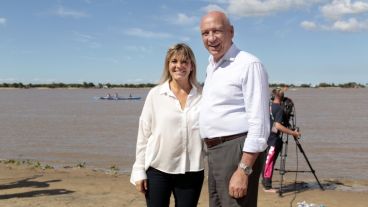 Irízar y Bonfatti asistieron a los Juegos Suramericanos de Playa.