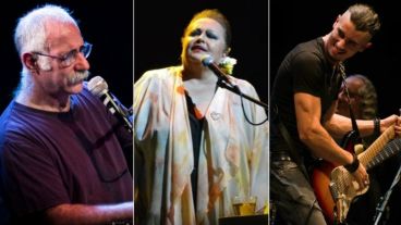 Leo Maslíah, Maria Creuza y Juan Salinas.