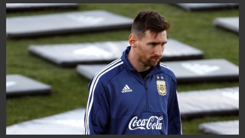 Leo volvió a la selección pero sólo para el juego del pasado viernes.