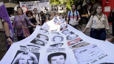 Otra manifestación multitudinaria por memoria, verdad y justicia.
