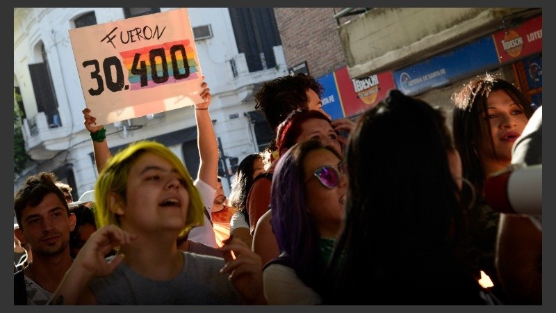 Otra manifestación multitudinaria por memoria, verdad y justicia.