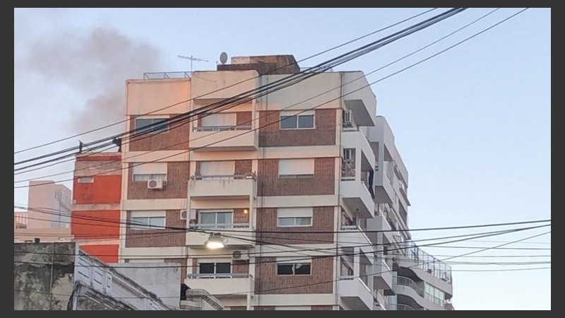 Las llamas se veían desde varias cuadras alrededor.