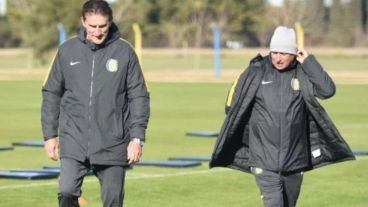 Bauza y Di Leo, durante su estadía en Central.