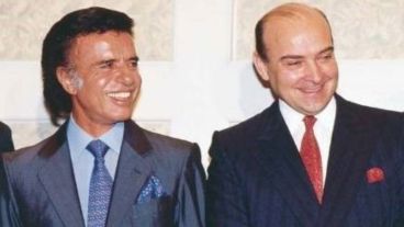 Menem y Cavallo en los 90, cuando eran gobierno.