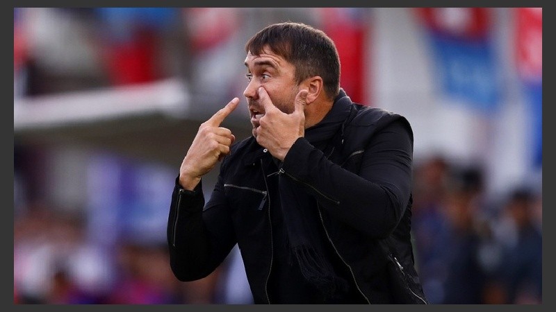 El Chacho vivió con intensidad el empate con Tigre.