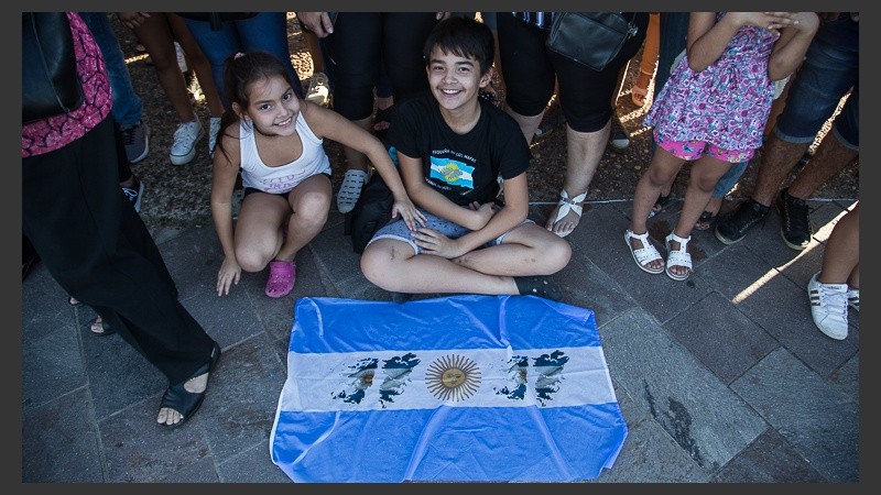 De todas las edades presente en el homenaje a los ex combatientes de Malvinas.