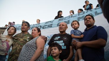 Como todos los años, Rosario recordó a los ex combatientes que lucharon en Malvinas.