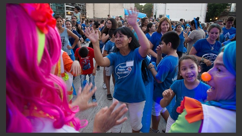 La actividad central se desarrolló en el Monumento.