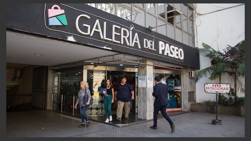 Una de las galerías afectadas por la crisis.